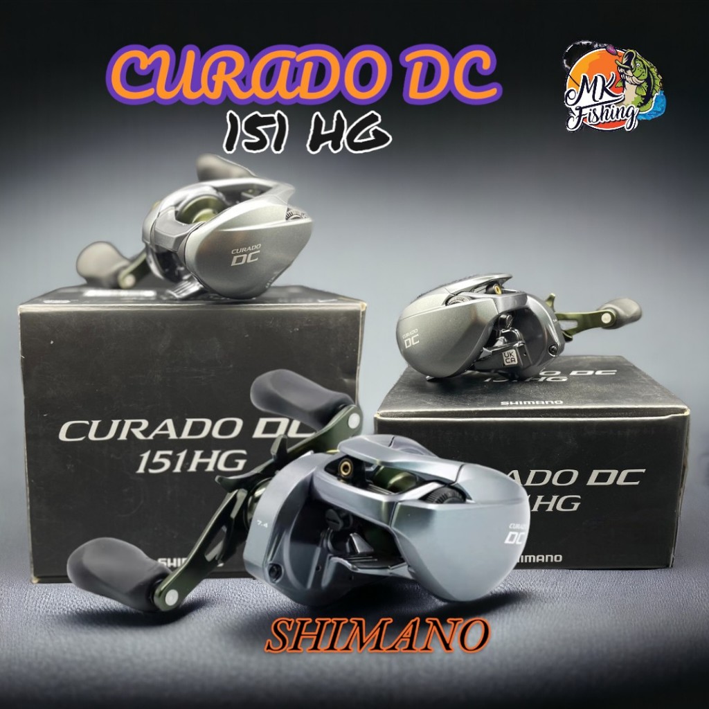 รอกหยดน้ำ รุ่น ชิมาโน่ SHIMANO CURADO DC 151 HG หมุนขวา/หมุนซ้าย ( มีรอบ 7.4:1 )