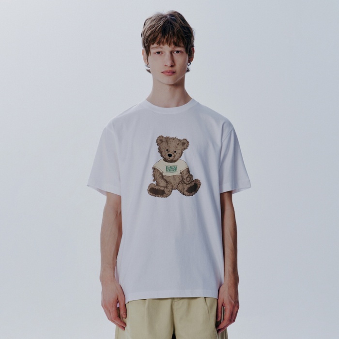 Marithe Francois Girbaud Doodle Bear Tee (White, White/Black, Navy)
