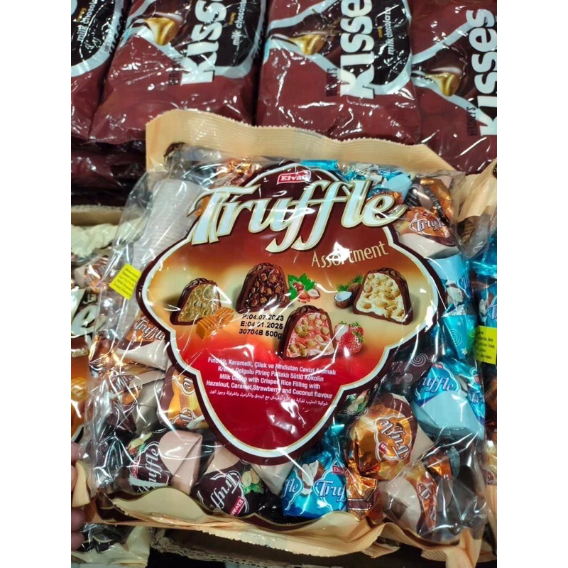 Elvan Truffle ช็อกโกแลตสอดไส้ รสรวม(อ่านรายละเอียดก่อนสั่งด้วยนะคะ)