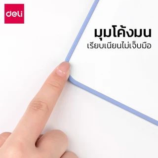 Deli กระดานไวท์บอร์ดตั้งโต๊ะ กระดานแม่เหล็ก ไวท์บอร์ดมินิ แนวตั้งแนวนอน เขียนได้1ด้าน Hanging Board