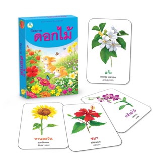 Book World Flash Card บัตรภาพ บัตรคำศัพท์ เรื่อง บัตรภาพดอกไ…