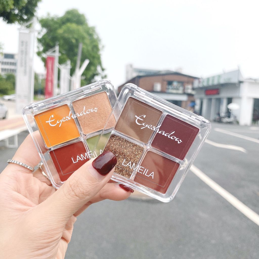 Eyeshadow Disc Powder Palette พาเลททาตา4สี Y5002