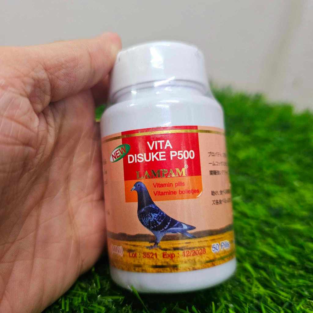 VITA​ DISUKE​ P500 ​(กระปุกเล็ก50เม็ด)​ ชุดเลี้ยงไก่ลำปำ(LAMPAM)​ ไดสุเกะพี500