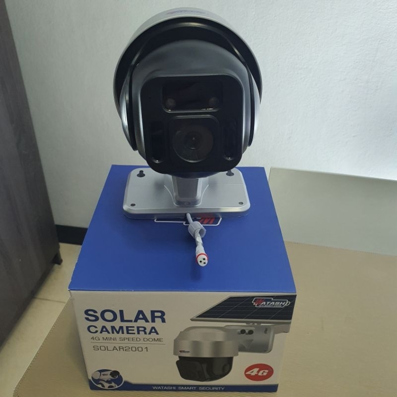 กล้องวงจรปิด Watashi รุ่น SOLAR 2001 กล้อง​ใส่ซิม 4G พลังงานแสงอาทิตย์ กล้องโซล่าเซลล์ Camera 4G