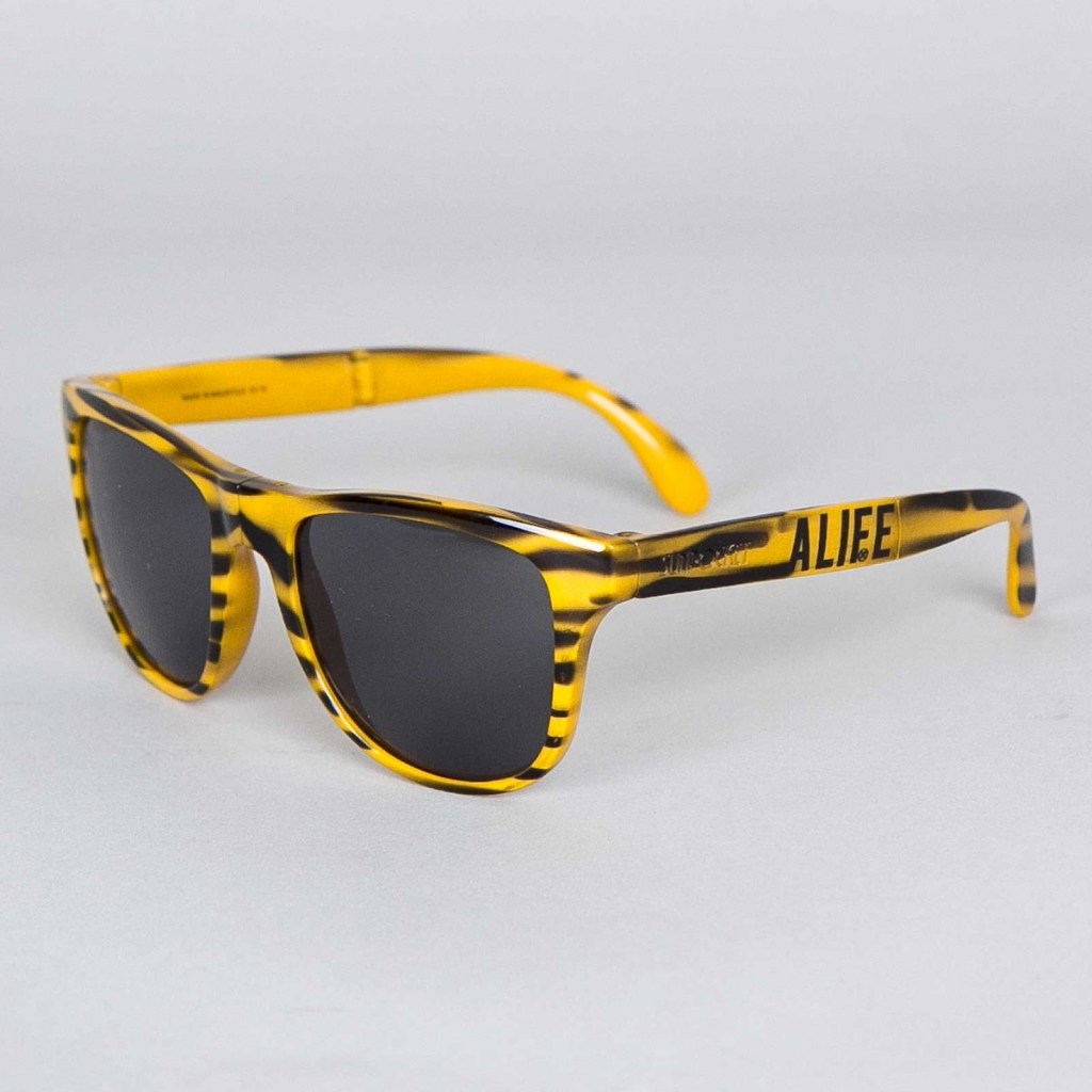 แว่นกันแดด ALIFE x SUNPOCKET Leopard Print Folding Sunglasses Kauai Collection Limited Edition แว่นก