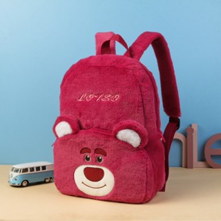 (พร้อมส่ง)J10175 กระเป๋าเป้สะพายหลัง กระเป๋านักเรียน ลายการ์…