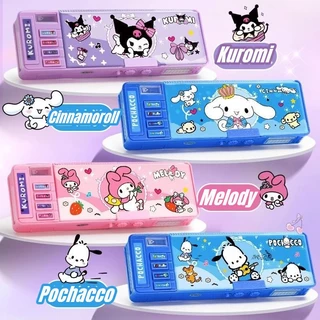 พร้อมส่งในไทย กล่องดินสอนักเรียน เปิดได้2ด้าน กล่องใส่ปากกาลายน่ารัก รหัส 21 เปิดกล่องได้ ของฝากวันเด็ก