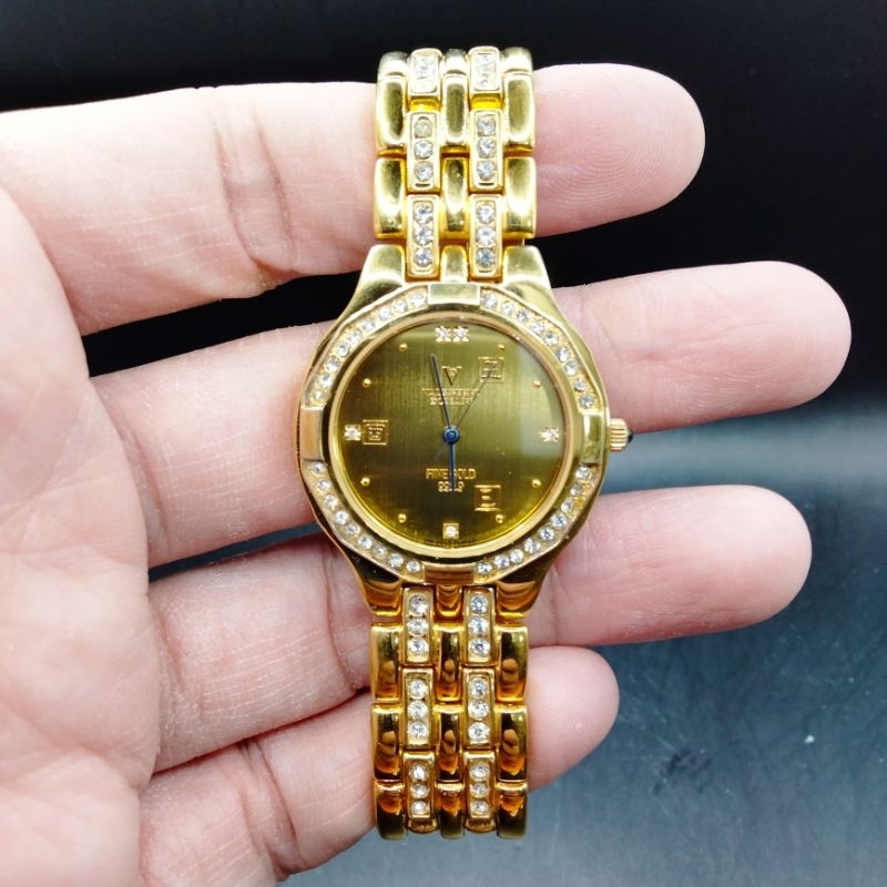 นาฬิกา Valentino หน้าปัดทองคำเพชรแท้