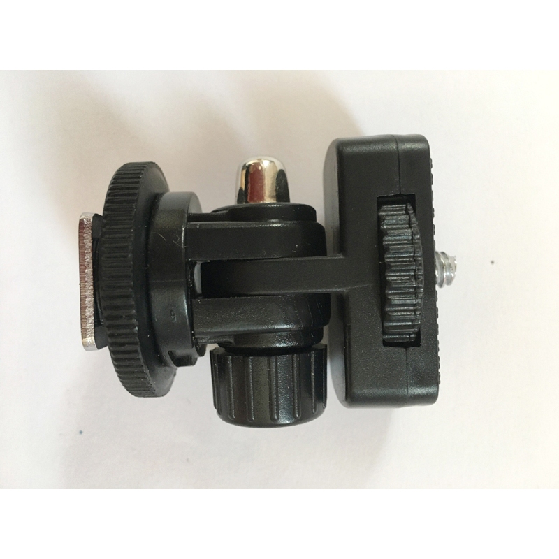 PTZแบบ Hot-Shoe ที่สามารถหมุนได้หลายมุม PTZอเนกประสงค์รุ่นที่2 พร้อมสกรู/4นิ้ว 1/4" Screw Thread Hot Shoe Mount apdater