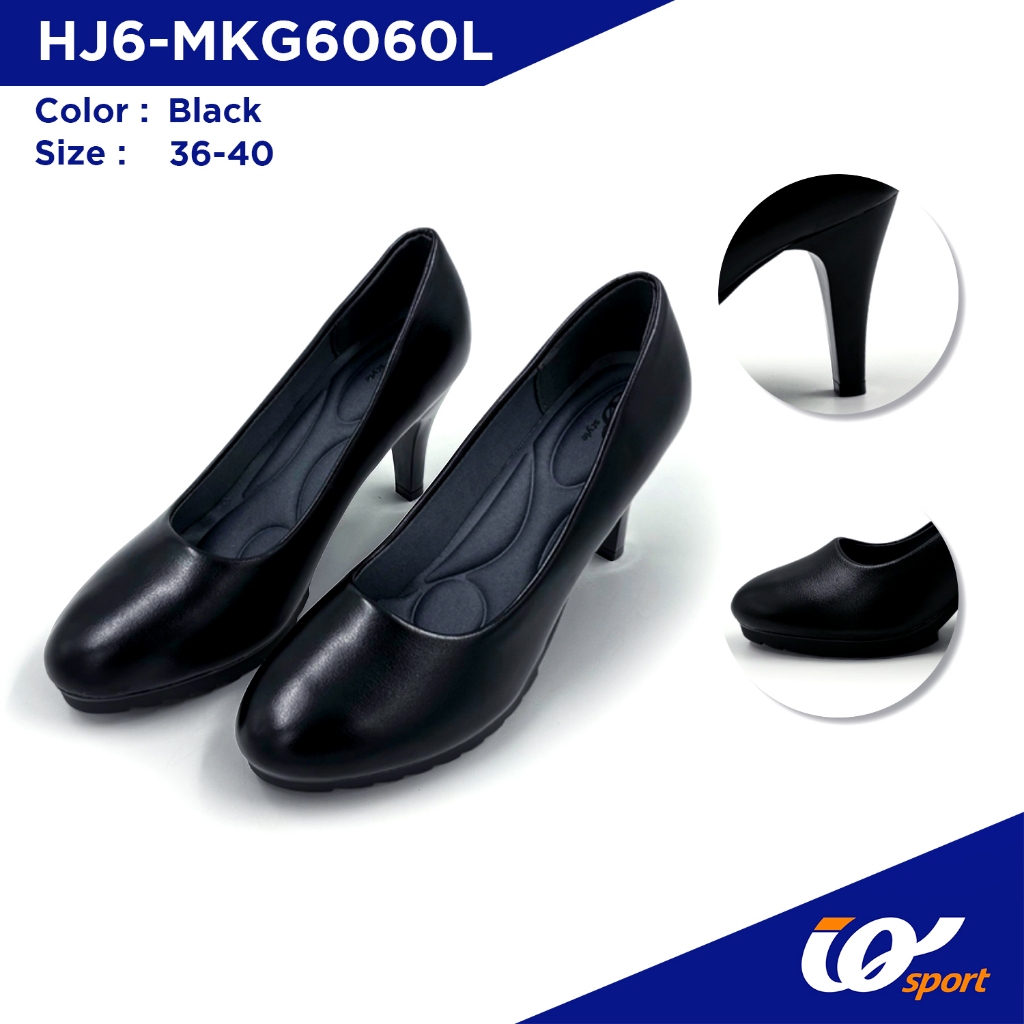 IQ STYLE รองเท้าคัทชูผู้หญิง(สูง3นิ้ว) รหัสHJ6-MKG6060L