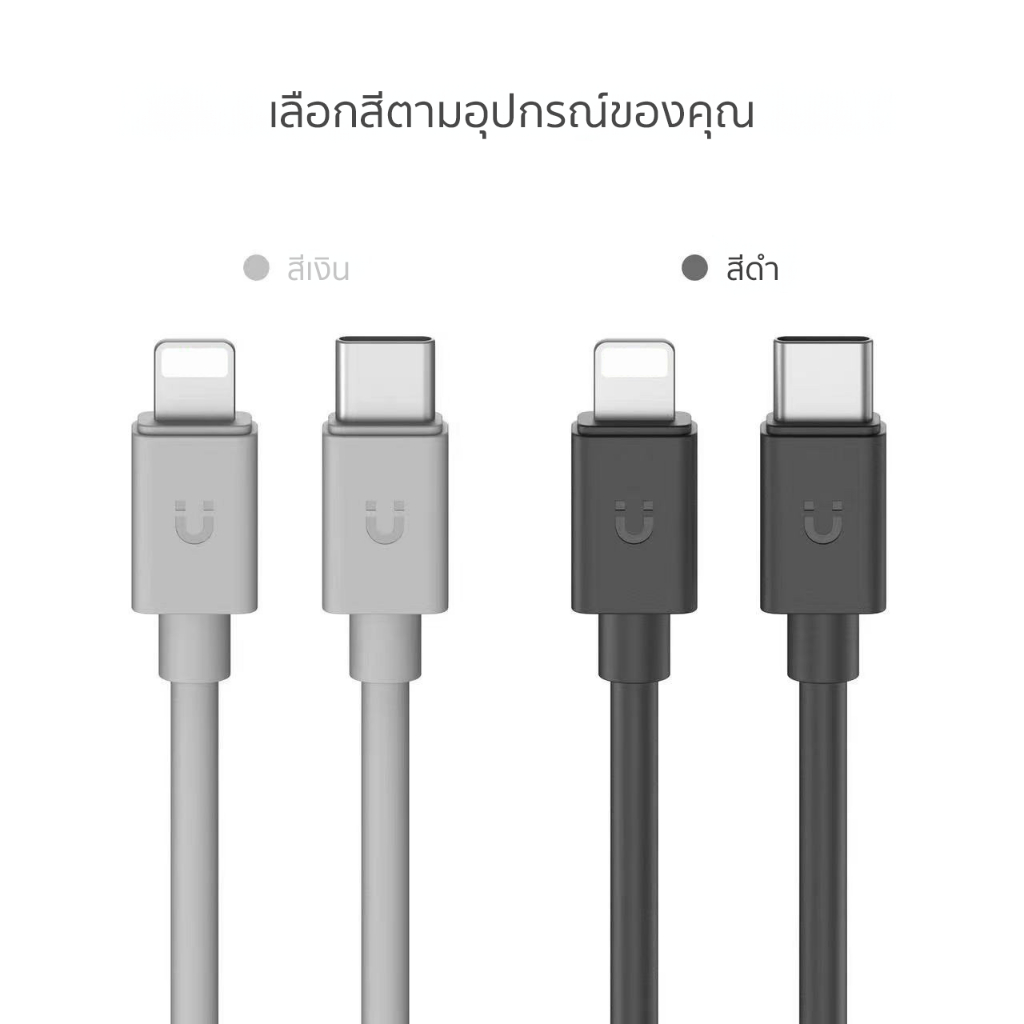 [45บ.สุดคุ้ม] Orsen by Eloop S10 S11 สายชาร์จเร็ว USB Data Cable Type C to C 3A 60W / L Cable 2.4-3A ของแท้ - รูปที่ 4