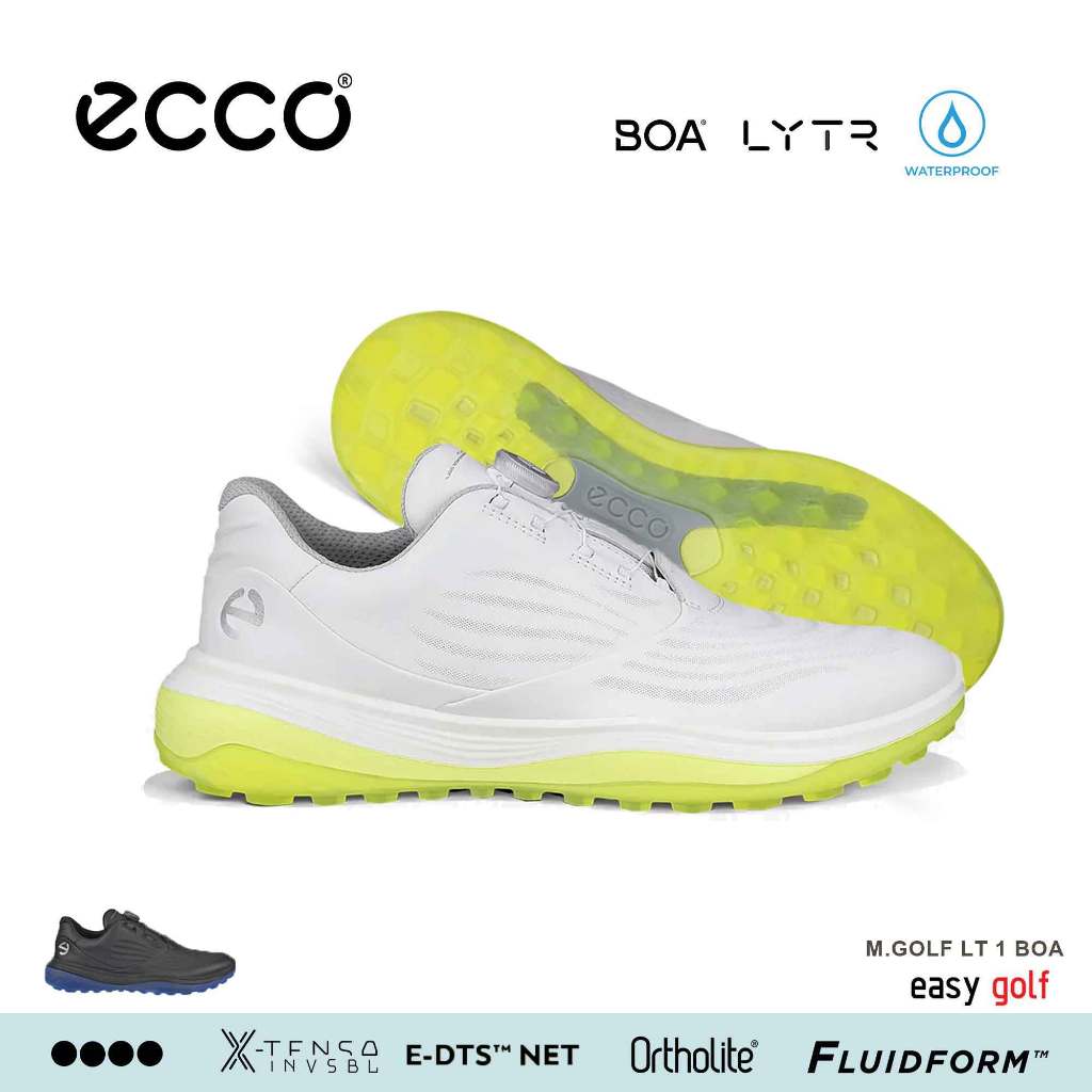 ECCO LT1 BOA   MEN ECCO GOLF GOLF SHOES รองเท้ากอล์ฟผู้ชาย รองเท้ากีฬาชาย SS24