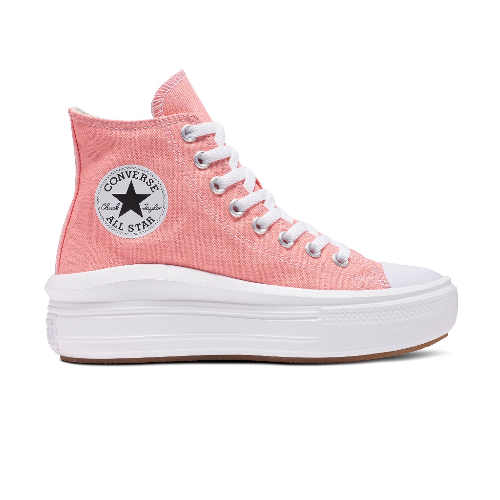 CONVERSE รองเท้าผ้าใบ รุ่น CTAS MOVE SEASONAL COLOR HI PINK - A03544CF_U3PIXX สีชมพู ผู้หญิง