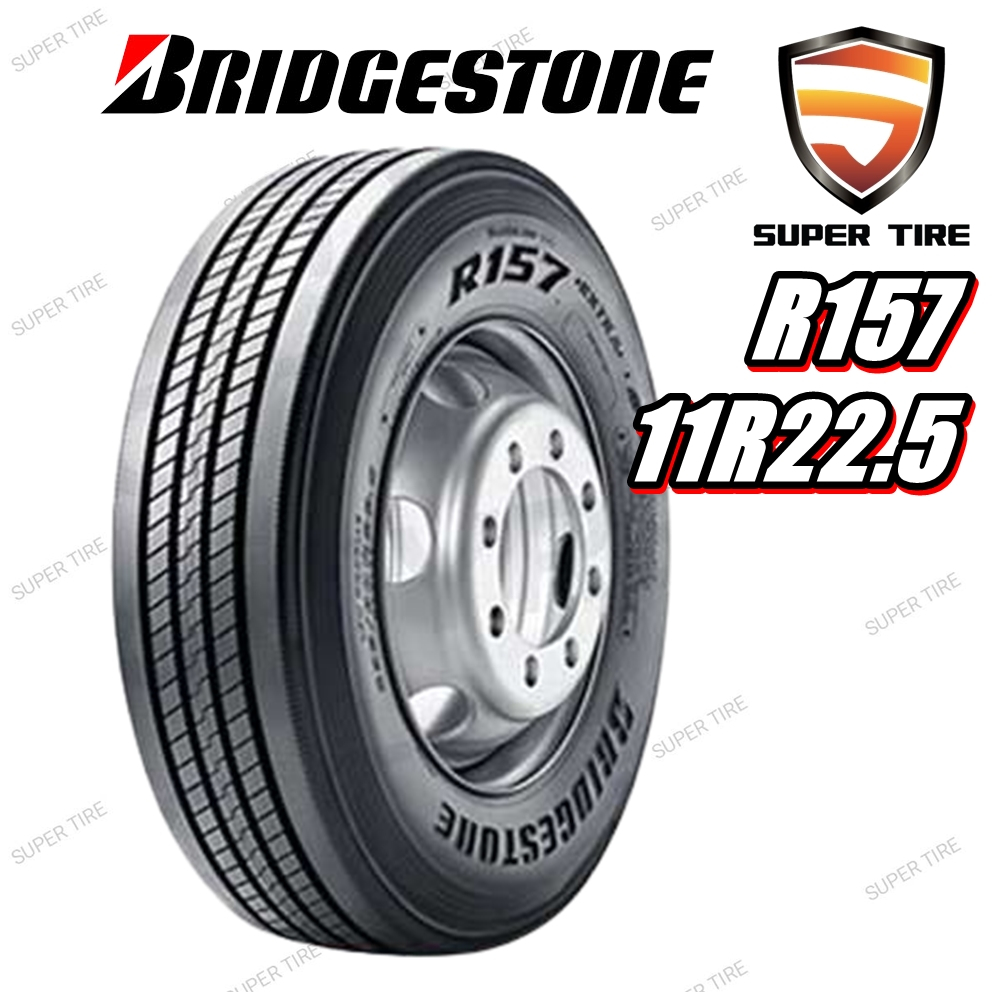 ยางรถบรรทุก เรเดียล ขนาด 11R22.5 รุ่น R157 16PR TL ยี่ห้อ BRIDGESTONE