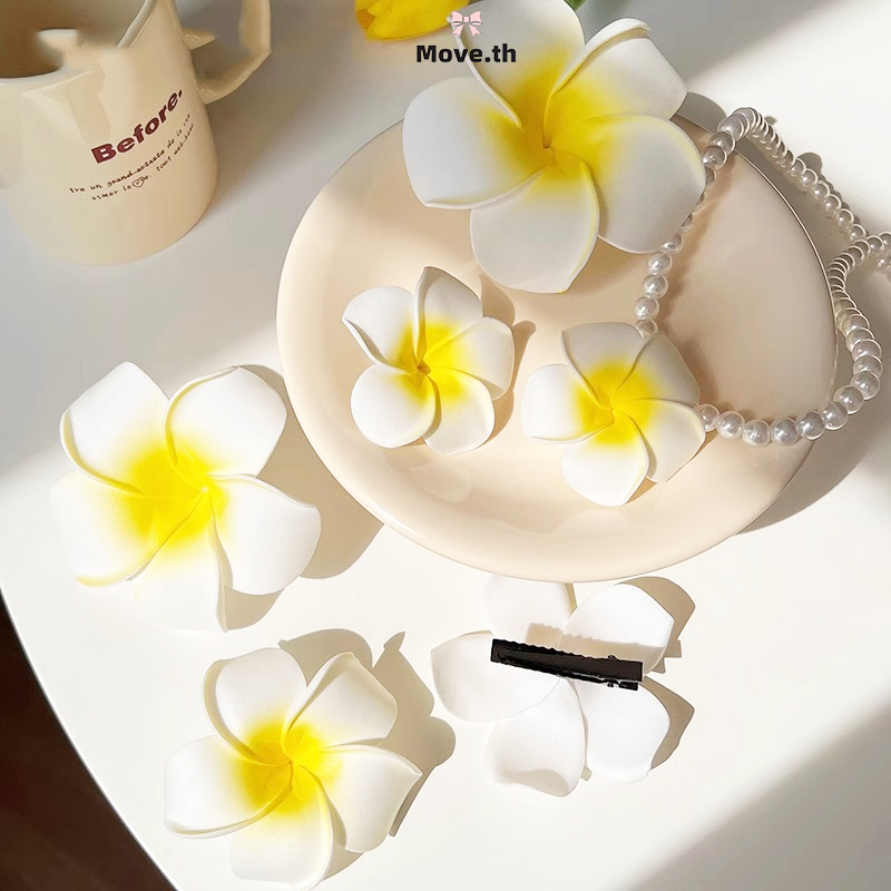 ส่งเร็ว🚚กิ๊บติดผม ลายดอกไม้ เหมาะกับเดินชายหาด อุปกรณ์เสริม สําหรับวันหยุด สำหรับผู้หญิง ขายส่ง-Move