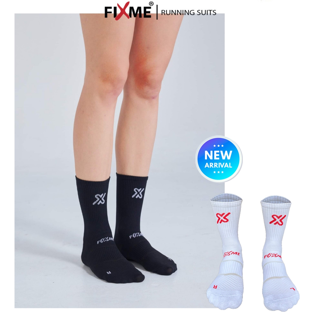 (รุ่นใหม่) ถุงเท้าวิ่ง FIXME รุ่น Air ถุงเท้ากีฬา แห้งไว กระชับ ใส่วิ่งและเล่นกีฬา sock