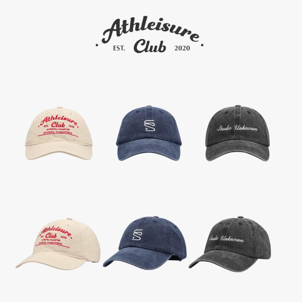 STUDIO UNKNOWN - Athleisure Cap หมวกแก้ปปักลาย