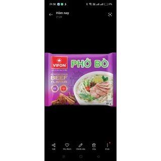 เฝอเนื้อViFonเฝอเวียดนาม5ห่อ