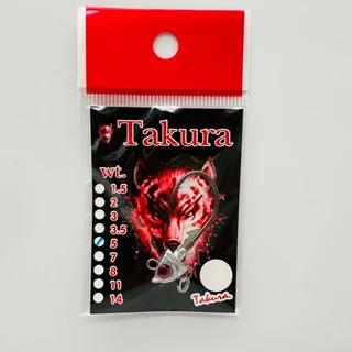 เบ็ดจิ๊ก หัวจิ๊ก Takura Jig Head มีห่วงท้อง 3g-14g หัวจิ๊กระดับตำนาน คม แข็ง หายห่วง สายปลากรอไม่ควรพลาด