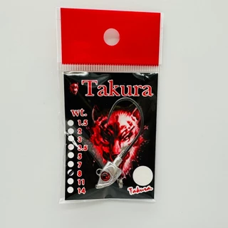 เบ็ดจิ๊ก หัวจิ๊ก Takura Jig Head มีห่วงท้อง 3g-14g หัวจิ๊กระดับตำนาน คม แข็ง หายห่วง สายปลากรอไม่ควรพลาด