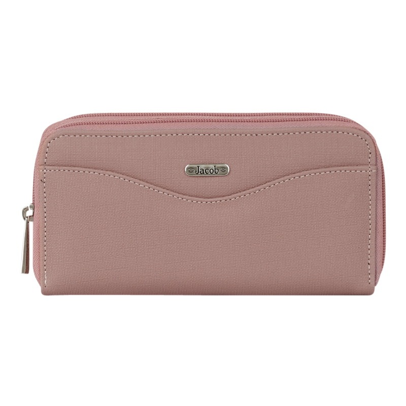 Jacob กระเป๋าสตางค์ผู้หญิง V32177 (ชมพู,ม่วง,แดง,เขียว,น้ำตาล,เทา,เบจ,ดำ,น้ำเงิน)