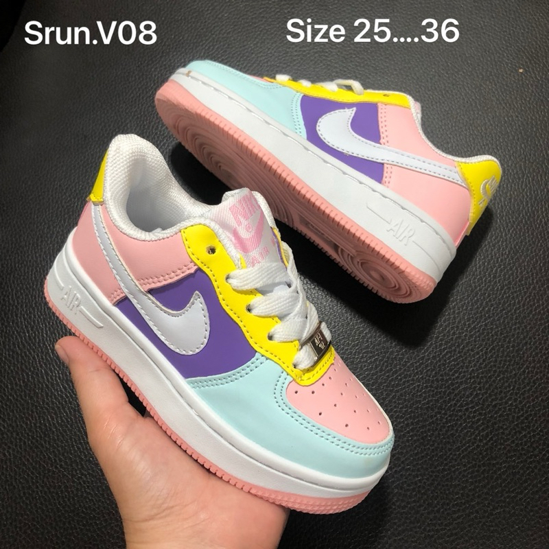New รองเท้าเด็กสีมาใหม่เด็กผู้หญิงnike 25-36