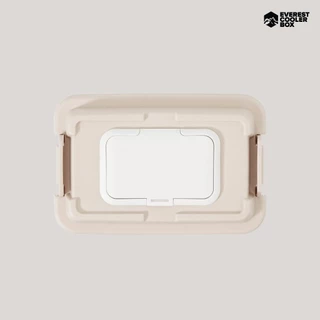รุ่นใหม่ !! ลังเก็บของมินิมอล STACKING CONTAINER กล่องใส่ทิชชู่1.1 ลิตร Camping Box 1.1L ลังจิ๋ว