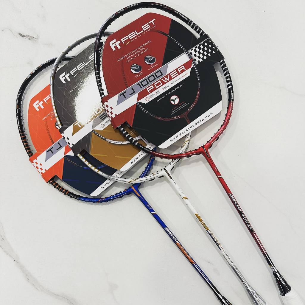 Felet TJ 1000 Power / Control / Speed Racket (4U/G1) ไม้แบดมินตัน (สินค้าลิขสิทธิ์แท้ 100%)