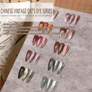 XEIJAYI สีเจลลูกแก้วแคทอาย VINTAGE UV LED ดึงสีง่ายเงาสวย ขนาด10ml.🌈พร้อมส่งในไทย🌈