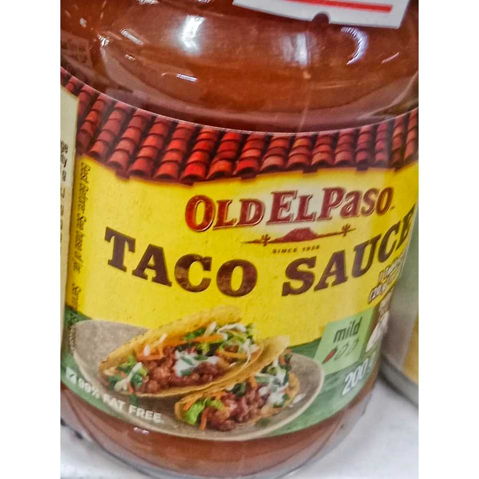 OLD EL PASO Taco Sauce 99% FAT FREE * MEXICAN FOOD * 200g