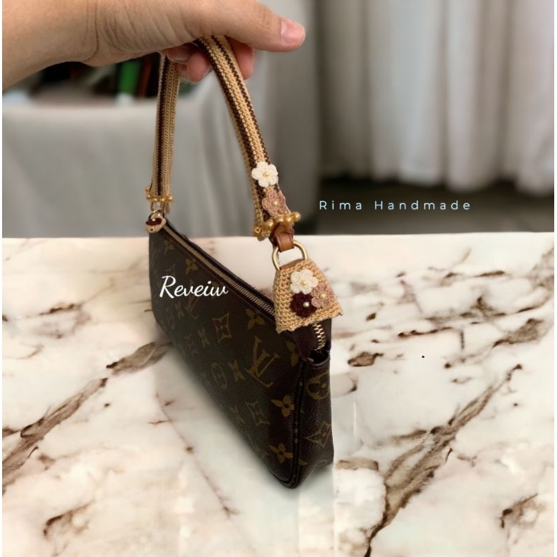 หูกระเป๋าถัก LV Pochette‼️ รุ่นสายยาว 28 เซน ‼️(รุ่นเก่า)​