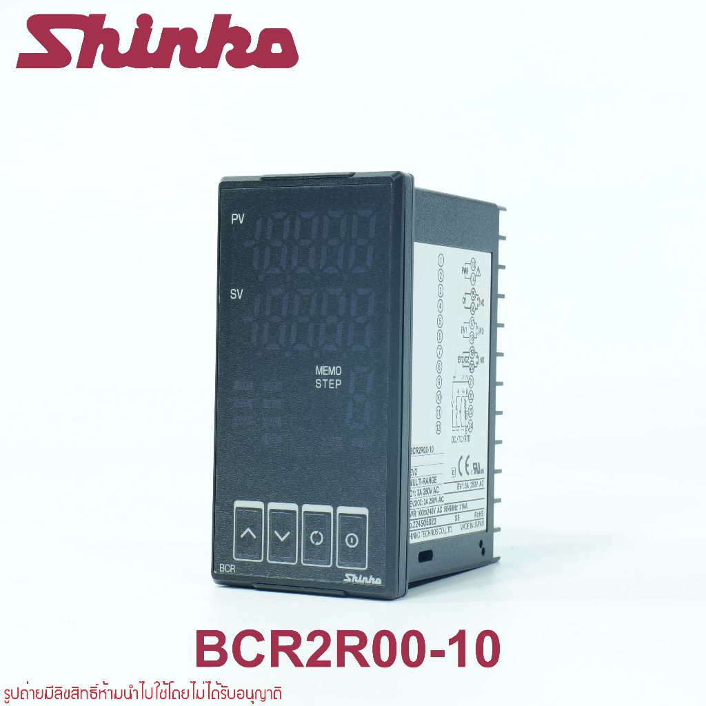 BCR2R00-10 SHINKO BCR2R00-10 SHINKO BCR เครื่องวัดควบคุมอุณหภูมิและค่าทางกระบวนการ