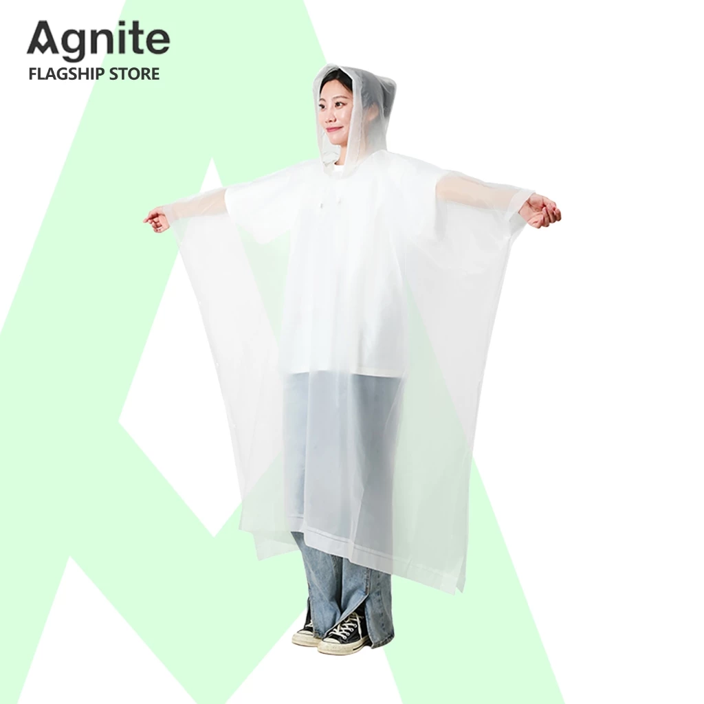 Agnite เสื้อกันฝนแบบหนา