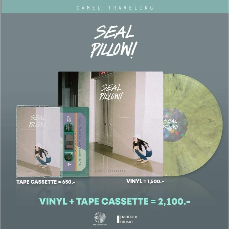 Vinyl + Tape Casette วง Seal Pillow อัลบั้ม Camel Traveling 🌟