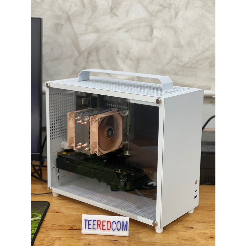คอมเล่นเกมส์ ทํางาน เคสเล็ก Mini เเรงๆXEON E5 2697v2 12C 24T / X79 /ram16-128GB /VGA 4G-16G /M.2 NVme 500GB