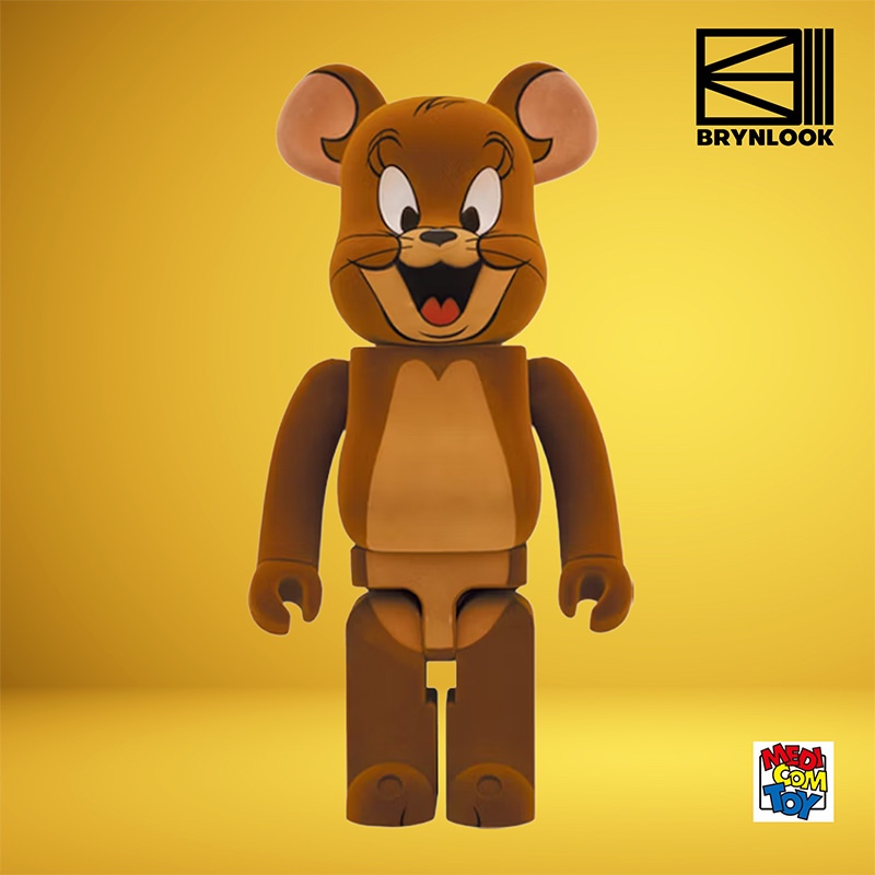 [ ของแท้ ใหม่ ไม่แกะ พร้อมสง ] Bearbrick Tom and Jerry Jerry Flocky 1000% by Medicom Toy