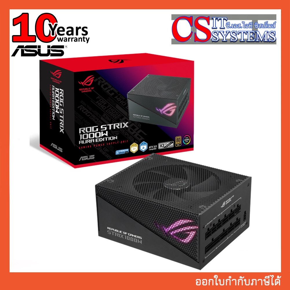 PRO (8.15) 1000G AURA GAMING POWER SUPPLY ASUS ROG STRIX 80+ GOLD EDITION (10Y)