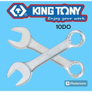 King tony ประแจแหวนข้างปากตาย แบบสั้น เบอร์ 10 - 19 mm