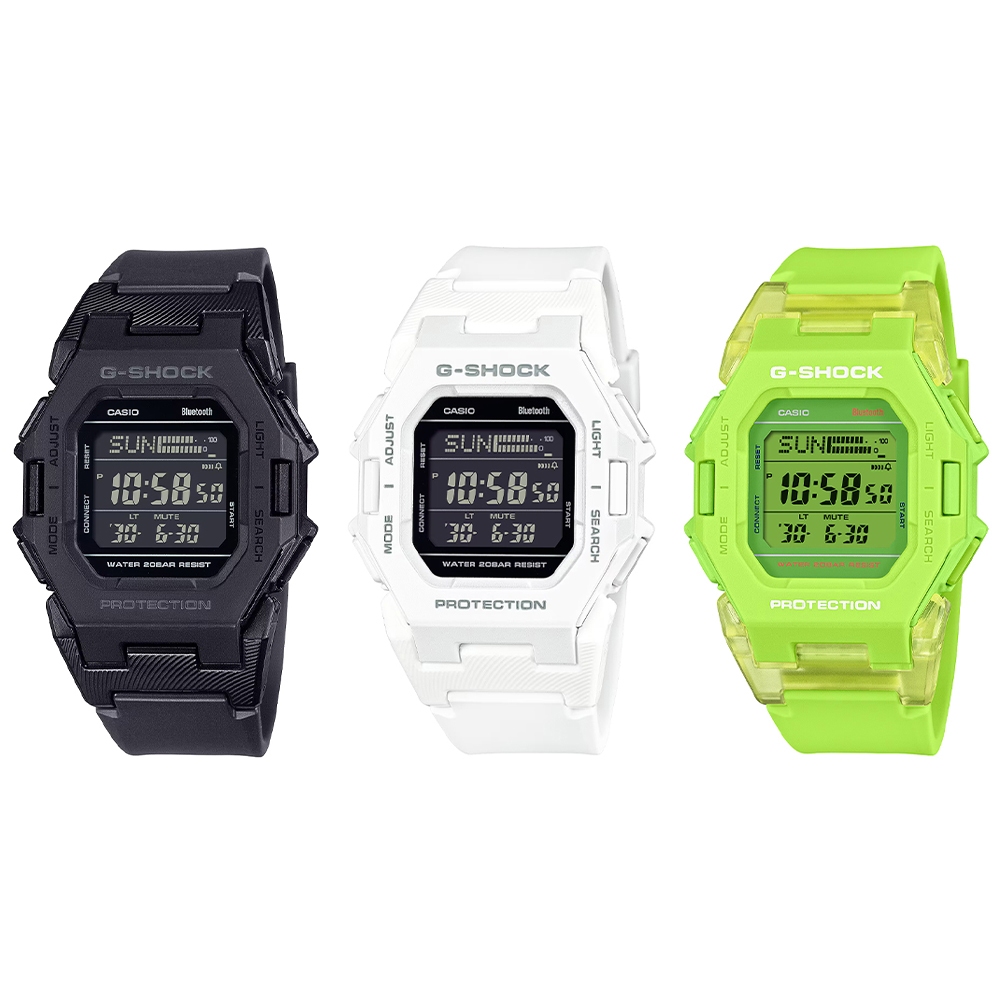 Casio G-Shock นาฬิกาข้อมือผู้ชาย สายเรซิน รุ่น GD-B500(GD-B500S-3,GD-B500-7,GD-B500-1, GD-B500S-8