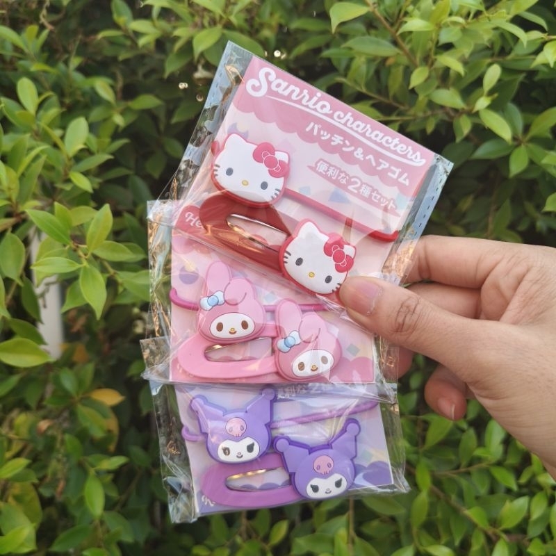 New กิ๊บและหนังยาง Sanrio