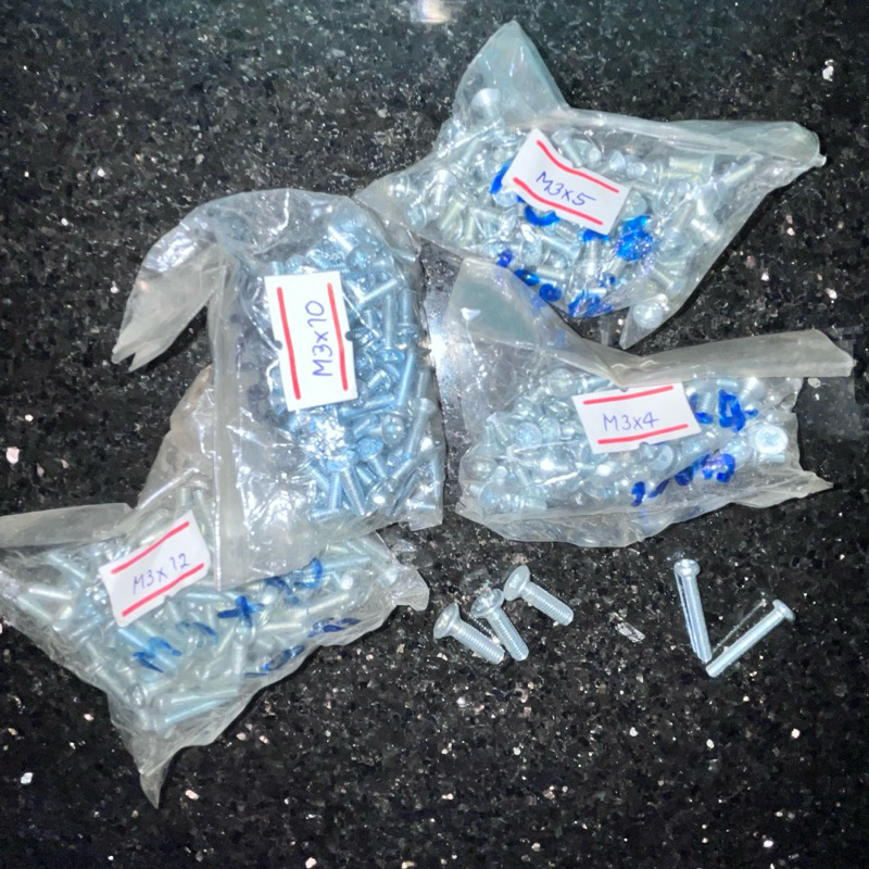 น้อต/สกรู10ตัวM3*(4,5,8,10,12,20,25)