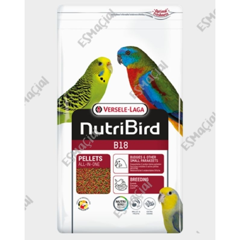 อาหารนกหงส์หยก-นกแก้วขนาดเล็ก — VERSELE-LAGA B18 3 kg.