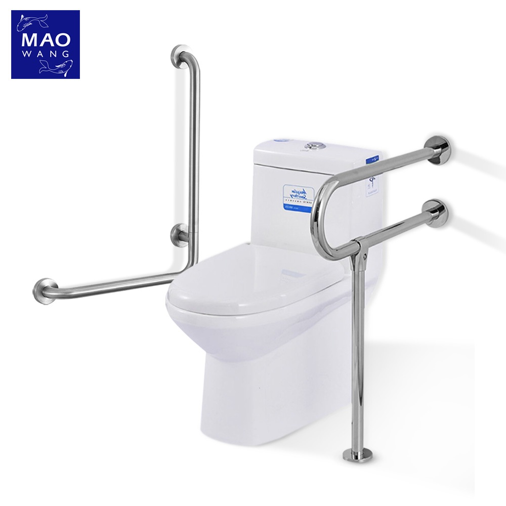 MAO ราวจับกันลื่น สแตนเลส ติดผนัง ราวจับในห้องน้ำ