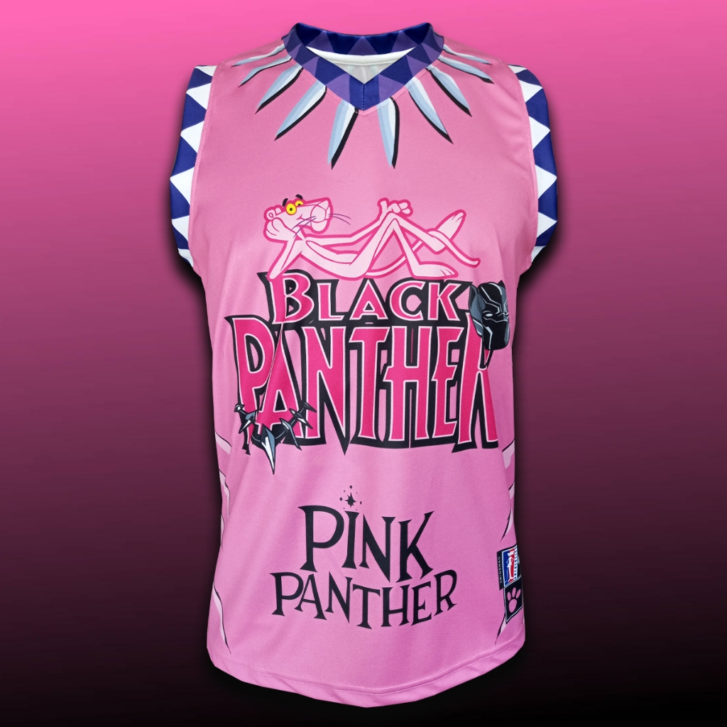 เสื้อบาสเกตบอล NBA ลายการ์ตูน #BK0244 รุ่น PP/ชมพู ไซส์ S-5XL
