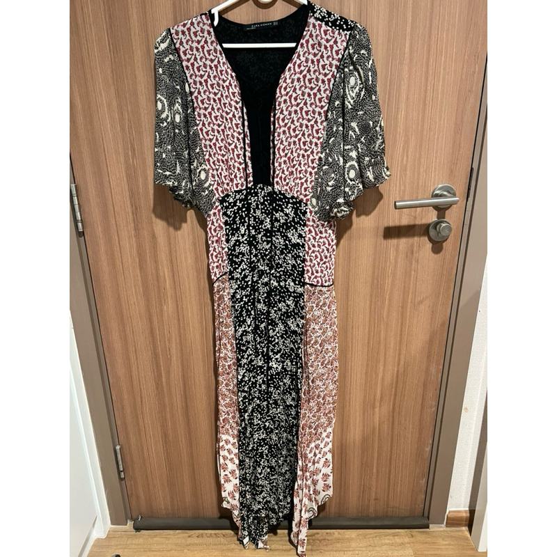 maxi dress zara size s