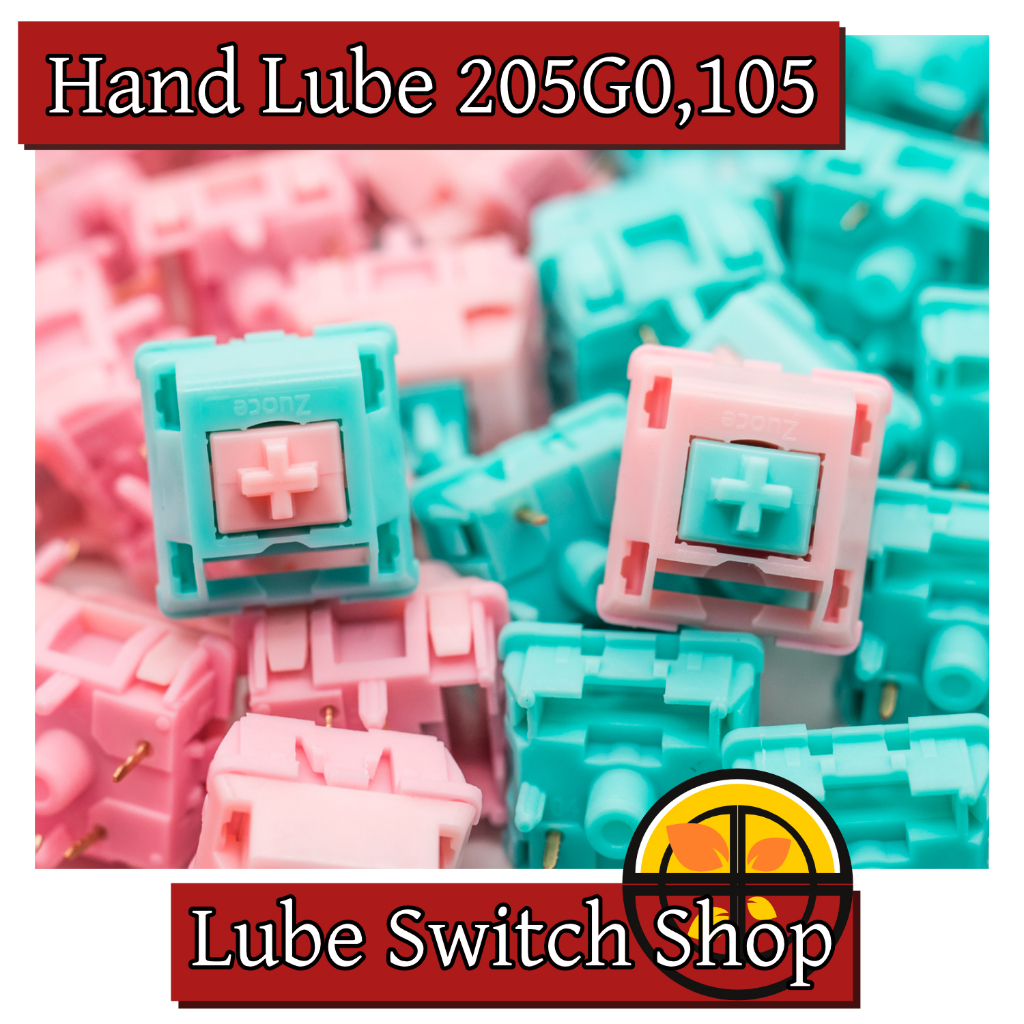 Zuoce Bubble Gum 45,70 ชิ้น ลูปแล้ว Lubed Linear Switch