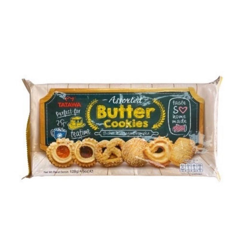 TATAWA Butter cookies รวมรส 128g.