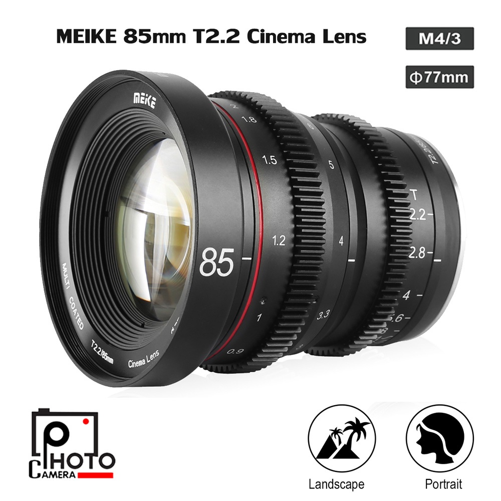 Lens MEIKE 85mm T2.2 Manual Focus Cinema Lens for M4/3