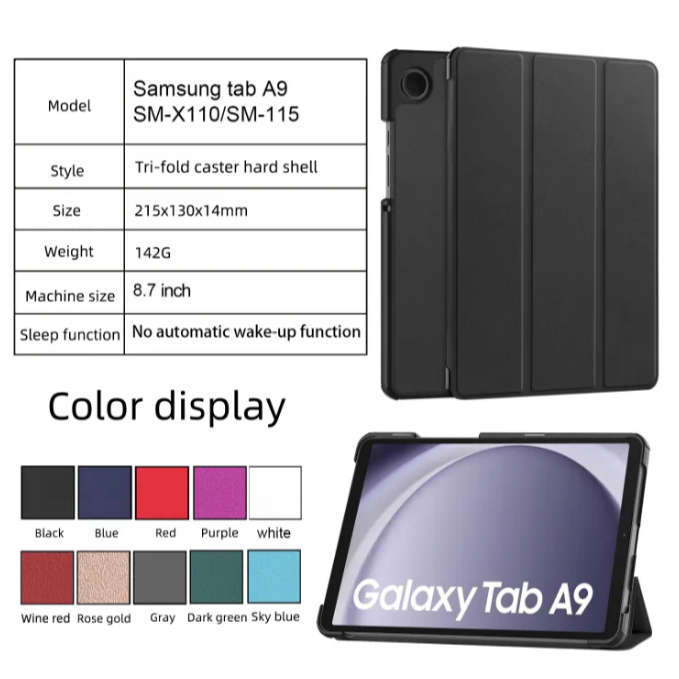 เคสฝาพับแม่เหล็ก ซัมซุง แท็ป เอ9 (2023) หน้าจอ8.7นิ้ว  For Samsung Galaxy Tab A9 8.7 (2023) Sm-X110 / Sm-X115