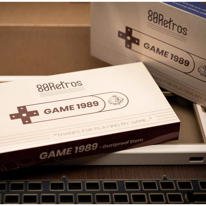 80Retros Keyboard switch สวิตช์คีย์บอร์ดเสียงนุ่ม แน่น ลึก